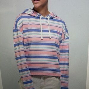 Vans Women’s Striped Hoodie Top SzS